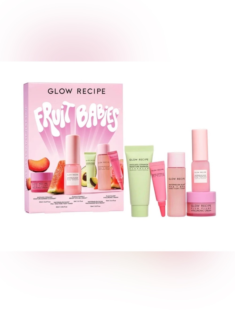 Brand New Unopened- Glow Recipe Mini Skincare Set